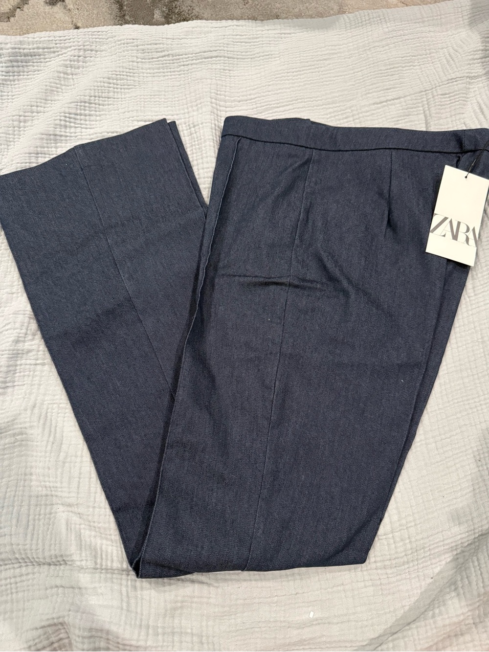 Zara Navy Dress Pants - Slim Fit